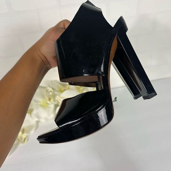 Marni Platform Heels Womens Size EU 36 US 5.5 Black Patent Leather - Picture 7 of 14